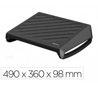 Reposapies fellowes breyta 3 ajustes de altura 100% reciclable 490x360x98 mm color negro
