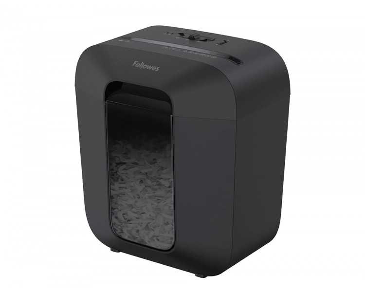 Destructora de documentos fellowes lx25 capacidad 6h seguridad p4 grapas clips y tarjetas papelera 11,5 l