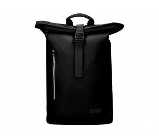 Cartera antartik mochila water proof enrollable diseño casual color negro 480x130x280 mm