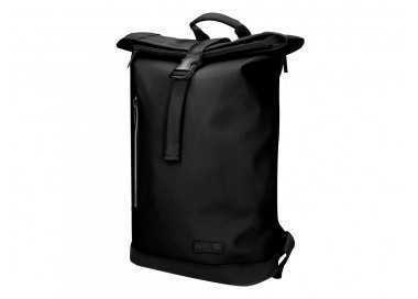 Cartera antartik mochila water proof enrollable diseño casual color negro 480x130x280 mm