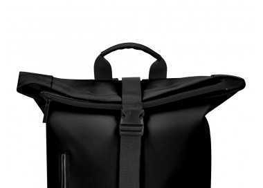 Cartera antartik mochila water proof enrollable diseño casual color negro 480x130x280 mm