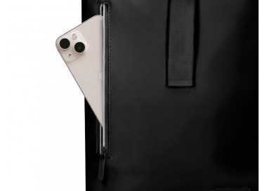Cartera antartik mochila water proof enrollable diseño casual color negro 480x130x280 mm