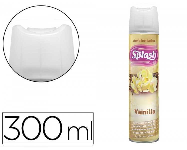 Ambientador spray splash aroma vainilla bote de 300 ml