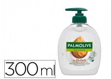 Jabon liquido lavamanos palmolive crema leche de almendra bote de 300 ml