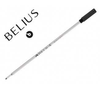 Recambio boligrafo belius con rosca negro caja 3 unidades