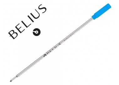 Recambio boligrafo belius con rosca azul caja 3 unidades