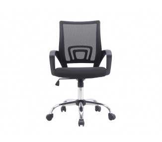 Silla q-connect oficina siena malla base metalica alt max 1000 anc 560 prof 570 ruedas premium color negro