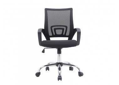 Silla q-connect oficina siena malla base metalica alt max 1000 anc 560 prof 570 ruedas premium color negro