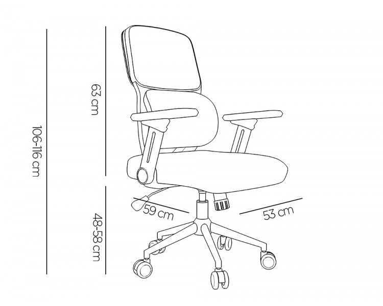 Silla q-connect oficina lucca malla base metalica alt max 1090 anc 700 prof 650 ruedas premium color negro gris