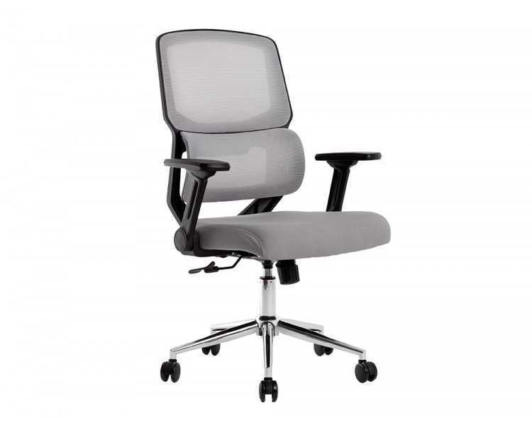 Silla q-connect oficina lucca malla base metalica alt max 1090 anc 700 prof 650 ruedas premium color negro gris