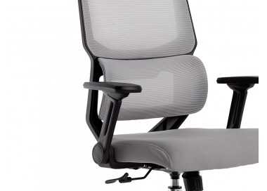 Silla q-connect oficina lucca malla base metalica alt max 1090 anc 700 prof 650 ruedas premium color negro gris
