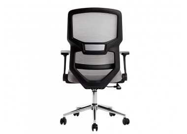 Silla q-connect oficina lucca malla base metalica alt max 1090 anc 700 prof 650 ruedas premium color negro gris