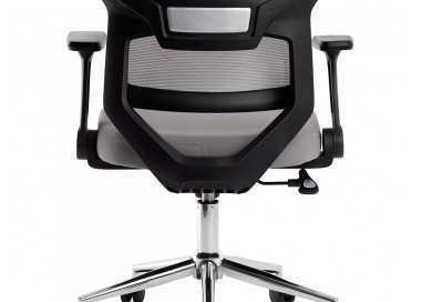 Silla q-connect oficina lucca malla base metalica alt max 1090 anc 700 prof 650 ruedas premium color negro gris