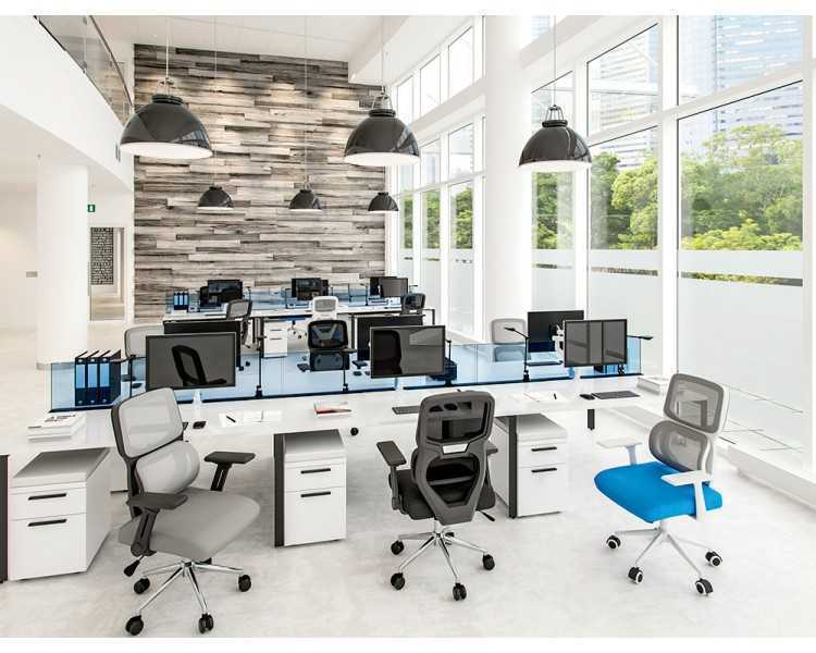 Silla q-connect oficina lucca malla base metalica alt max 1090 anc 700 prof 650 ruedas premium color negro gris