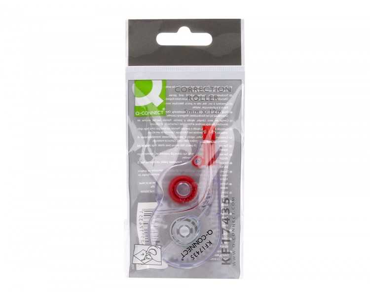 Corrector q-connect cinta blanco 5 mm x 12 mt