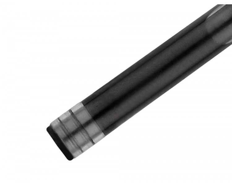Tinta estilografica belius negro caja 6 cartuchos