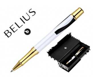 Roller belius dualita cuerpo negro color blanco tinta negra caja de diseño