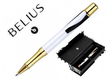 Roller belius dualita cuerpo negro color blanco tinta negra caja de diseño