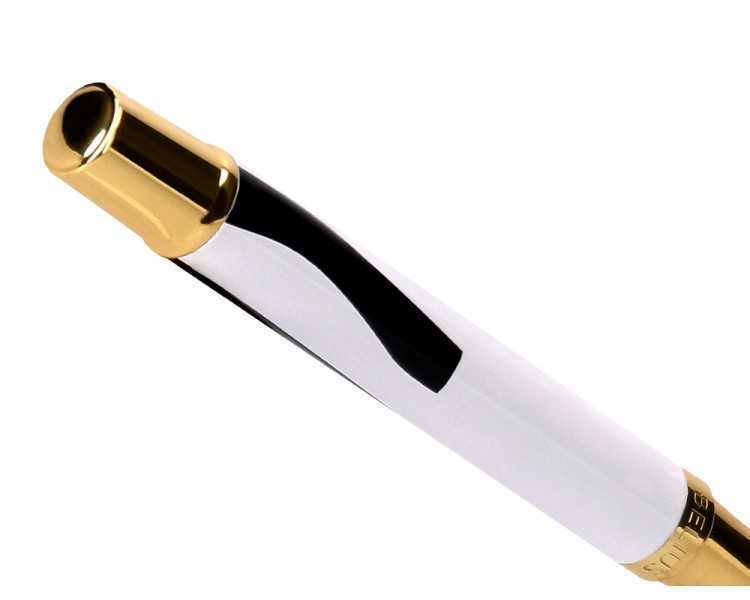 Roller belius dualita cuerpo negro color blanco tinta negra caja de diseño