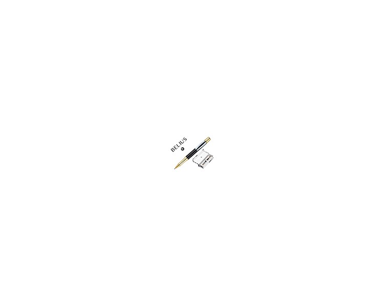 Roller belius dualita cuerpo blanco color negro tinta negra caja de diseño