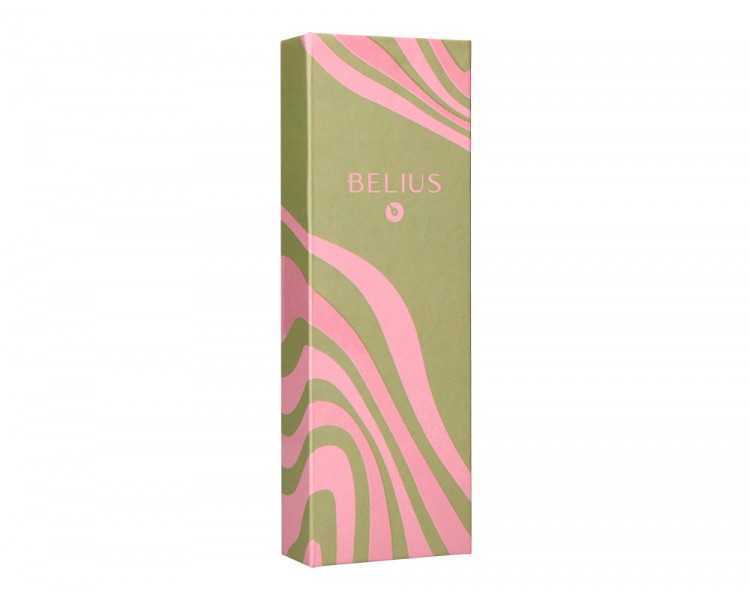 Roller belius ink dreams aluminio color verde matcha y rosa plateado frase interior tinta negra caja de diseño