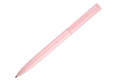 Boligrafo belius rocket b aluminio color minimalista rosa tinta azul caja cilindrica