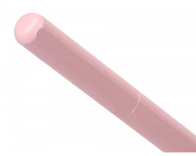 Pluma y funda de similpiel belius space b color minimalista rosa tinta azul caja de diseño