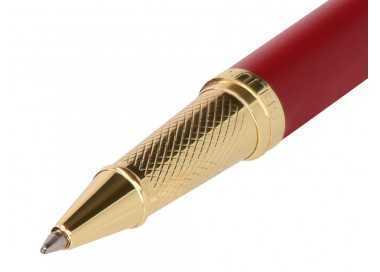 Boligrafo y estuche belius soiree color art deco granate y dorado tinta azul caja de diseño