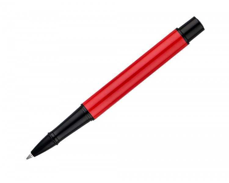 Roller belius turbo aluminio color rojo y negro tinta azul caja de diseño