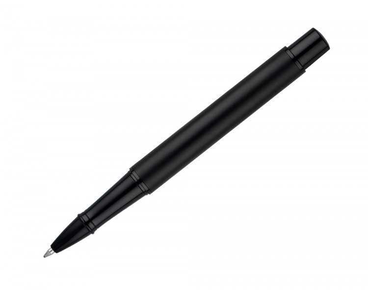 Roller belius turbo aluminio color negro tinta azul caja de diseño