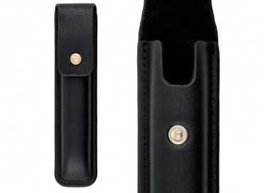 Pluma y estuche cuero belius passion dor aluminio textura cepillada color negro y dorado tinta azul caja diseño Pluma y estuche cuero belius passion dor aluminio textura cepillada color negro y dorado tinta azul caja diseño