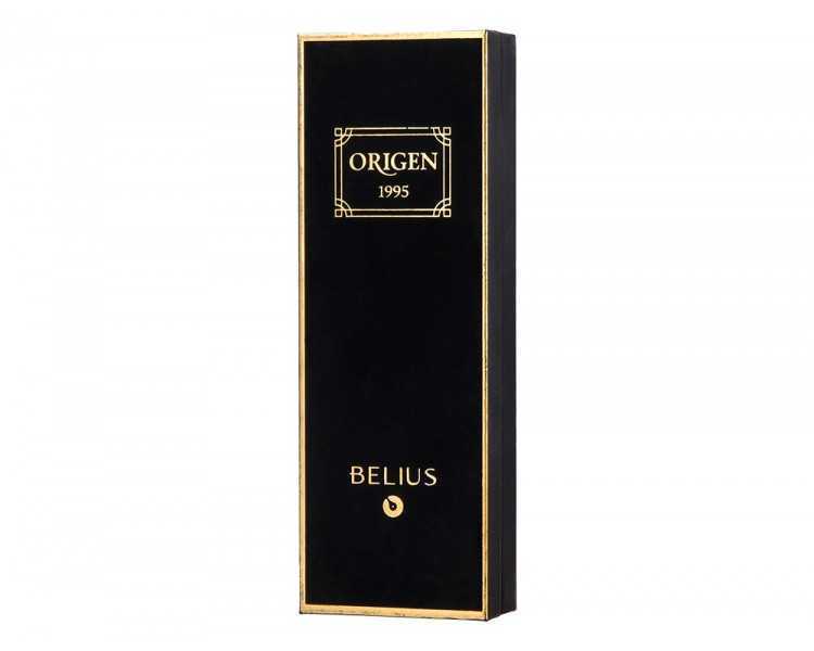 Roller belius origen 1995 aluminio textura cepillada color negro tinta negra caja de diseño