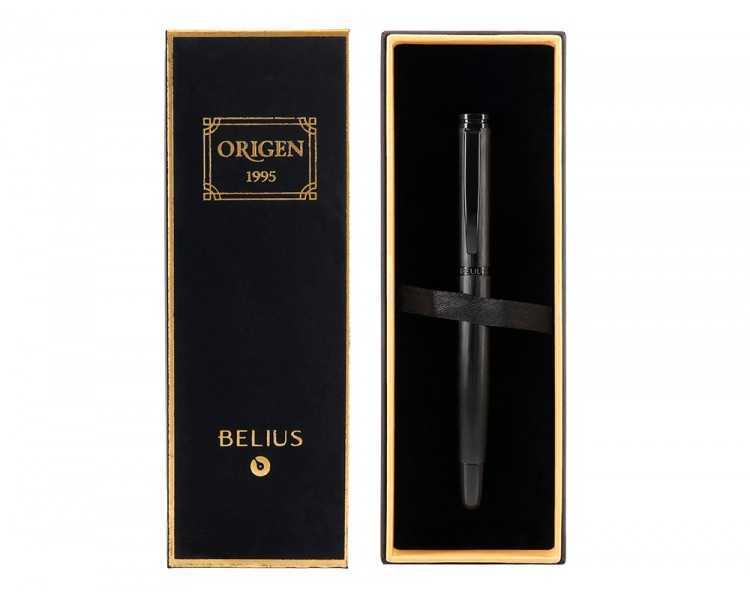 Roller belius origen 1995 aluminio textura cepillada color negro tinta negra caja de diseño