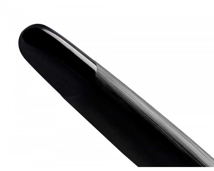 Roller belius origen 1995 aluminio textura cepillada color negro tinta negra caja de diseño