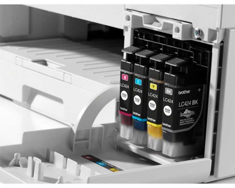 Ink-jet brother lc424bk dcp-1200w negro 750 paginas