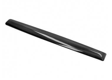 Reposamuñecas q-connect de gel para teclado color negro 525x58x17 mm