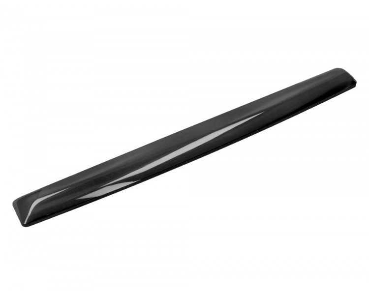 Reposamuñecas q-connect de gel para teclado color negro 525x58x17 mm