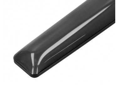 Reposamuñecas q-connect de gel para teclado color negro 525x58x17 mm