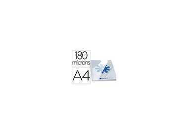 Tapa de encuadernacion gbg pvc cristal transparente 180 mc din a4 pack de 100 unidades