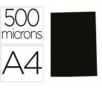 Tapa de encuadernacion gbg polipropileno polycover opaca 500 mc din a4 color negro pack de 100 unidades