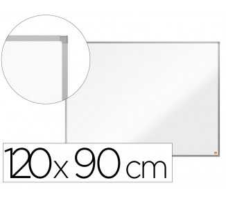Pizarra blanca nobo essence acero lacado 1200x900 mm