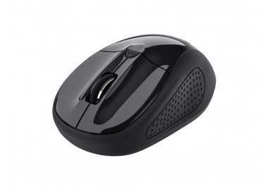 Raton trust basic optico inalambrico eco 4 botones 800/1600 dpi usb 2.0 color negro