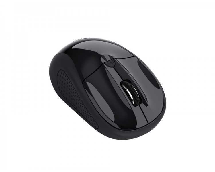 Raton trust basic optico inalambrico eco 4 botones 800/1600 dpi usb 2.0 color negro