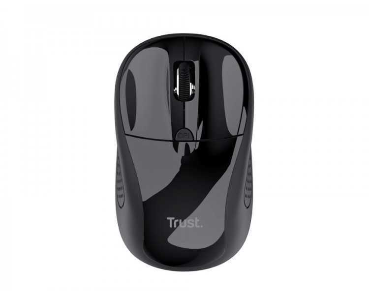 Raton trust basic optico inalambrico eco 4 botones 800/1600 dpi usb 2.0 color negro