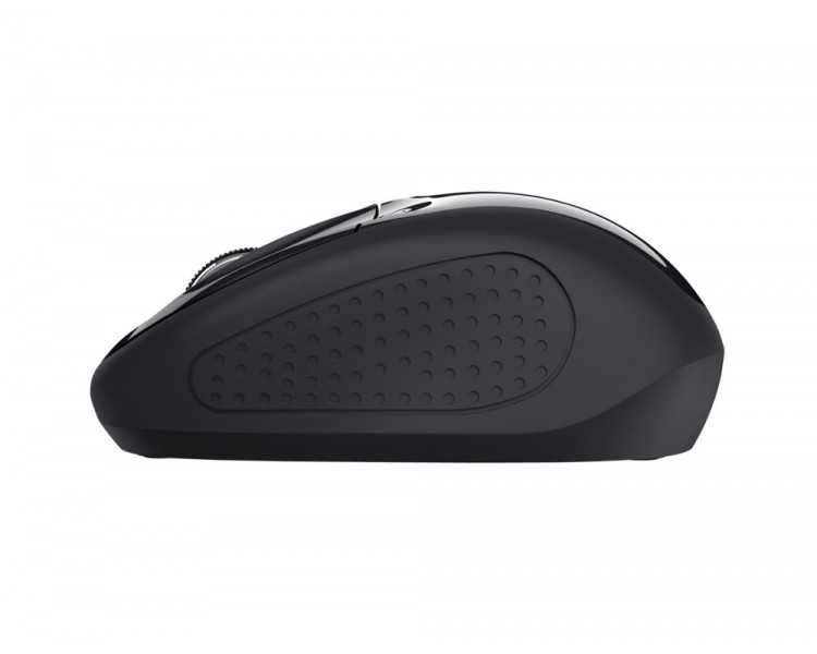 Raton trust basic optico inalambrico eco 4 botones 800/1600 dpi usb 2.0 color negro