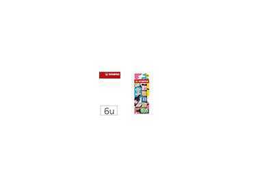 Rotulador stabilo boss mini fluorescente by snooze one estuche de 6 unidades colores surtidos Rotulador stabilo boss mini fluorescente by snooze one estuche de 6 unidades colores surtidos