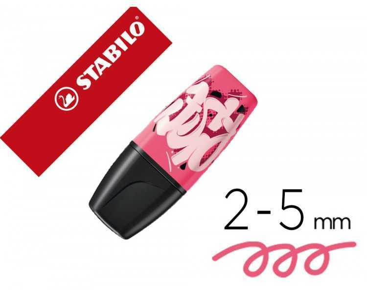 Rotulador stabilo boss mini fluorescente by snooze one rosa