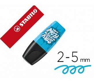 Rotulador stabilo boss mini fluorescente by snooze one azul
