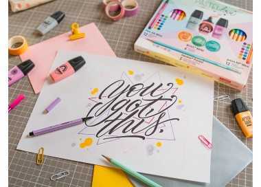 Set stabilo pastel love mini world pen 68 / point 88 / boss / swano 35 unidades surtidas Set stabilo pastel love mini world pen 68 / point 88 / boss / swano 35 unidades surtidas