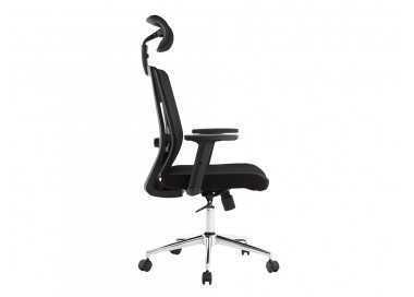 Silla giratoria q-connect ergonomica respaldo alto y reposacabeza ajustable en altura 1180+100x630x625 mm Silla giratoria q-connect ergonomica respaldo alto y reposacabeza ajustable en altura 1180+100x630x625 mm